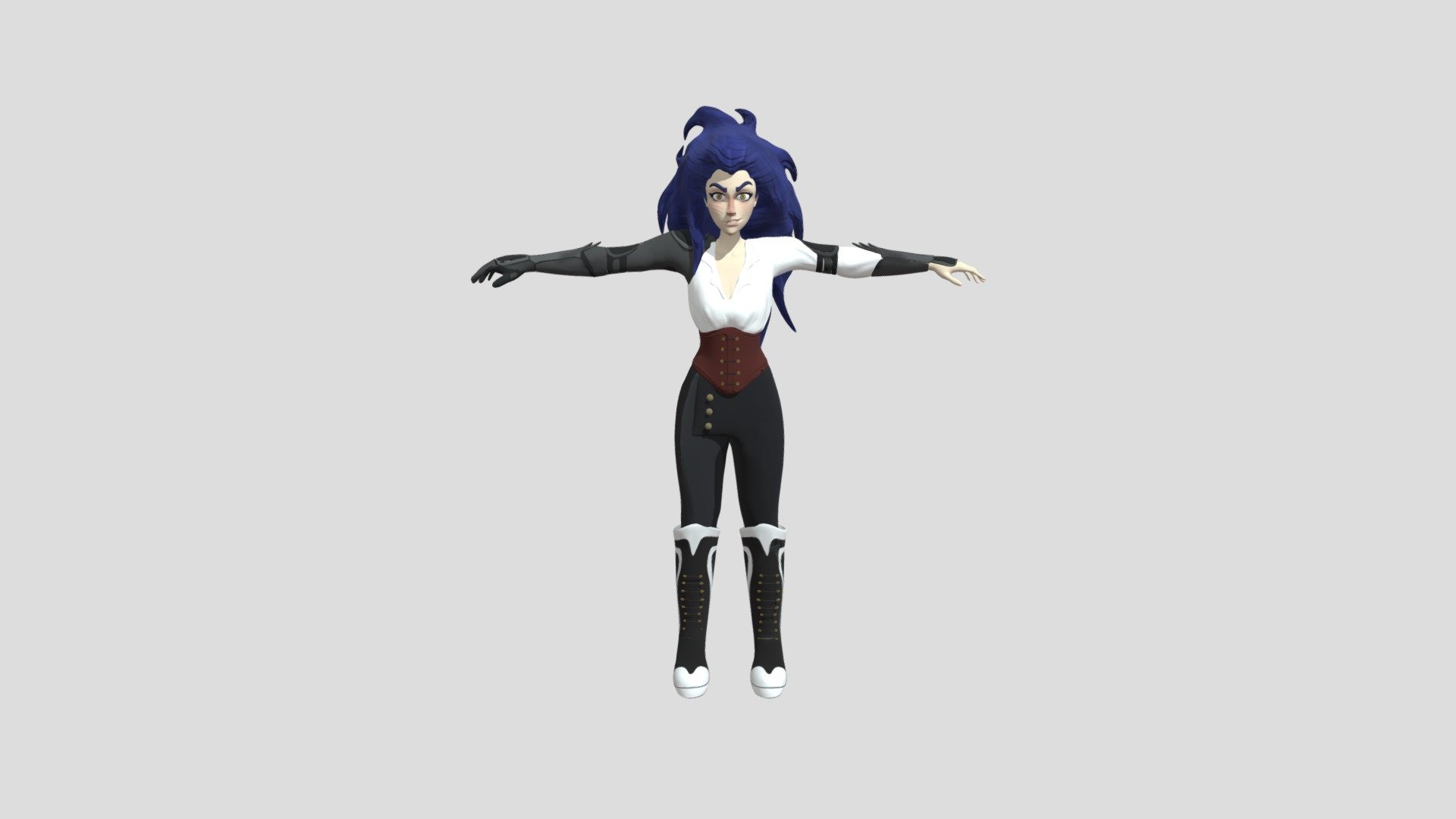 Original character project - 3D model by Abruxa_DeCasati [d897e41 ...