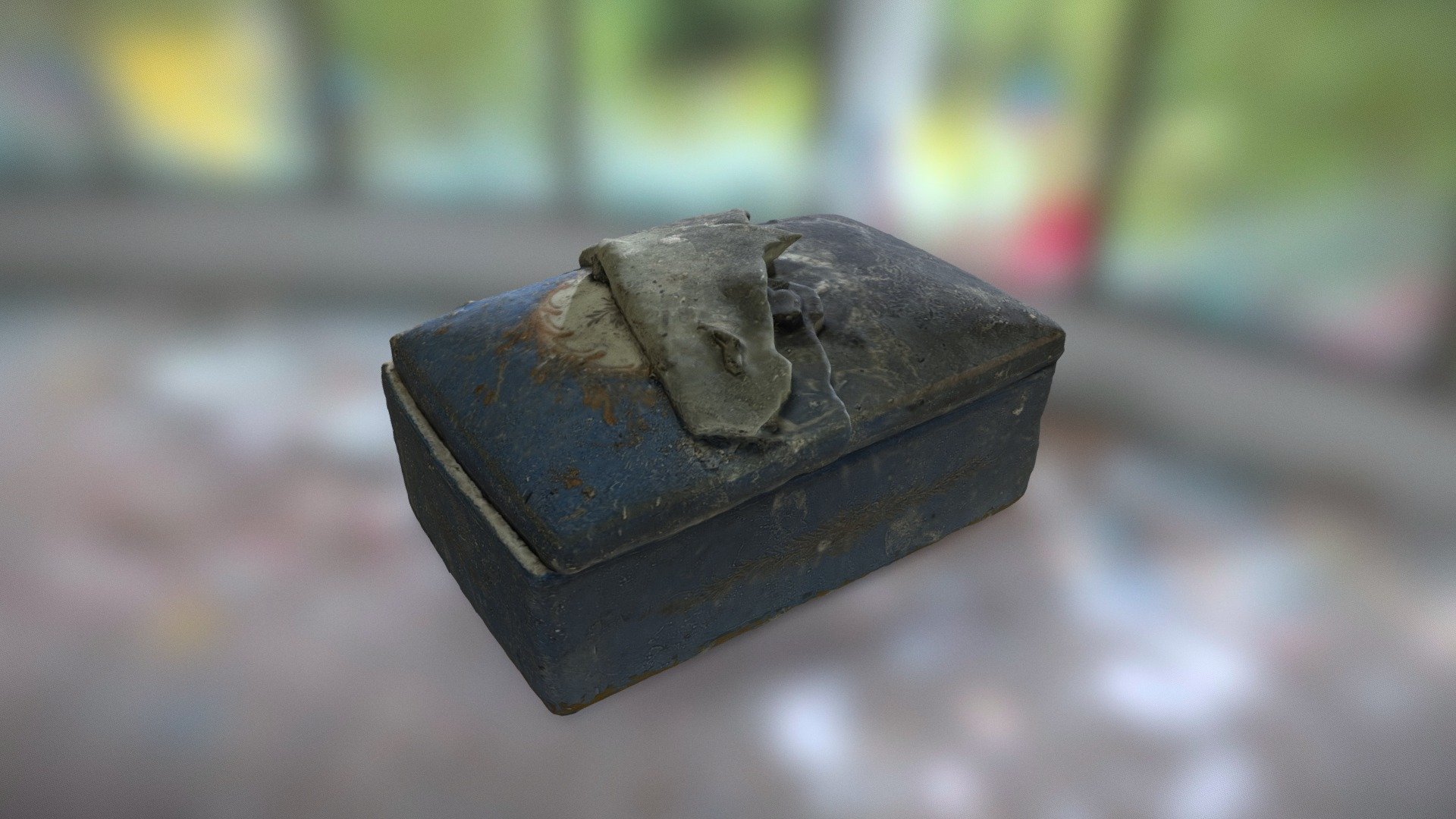 Burned Jewelry Box