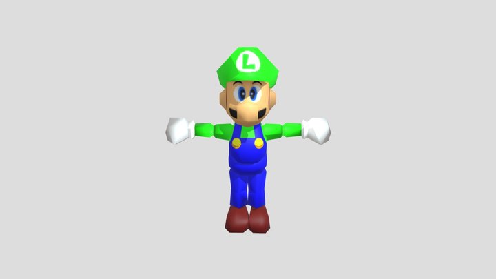 Luigi 3D Model