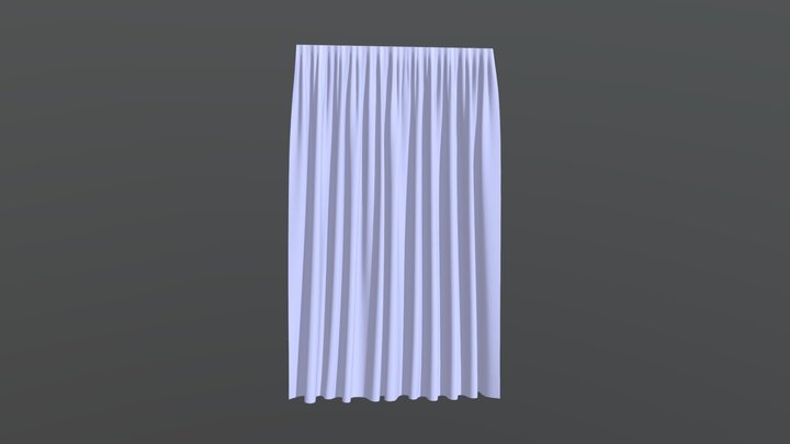 Curtain_Wool 3D Model