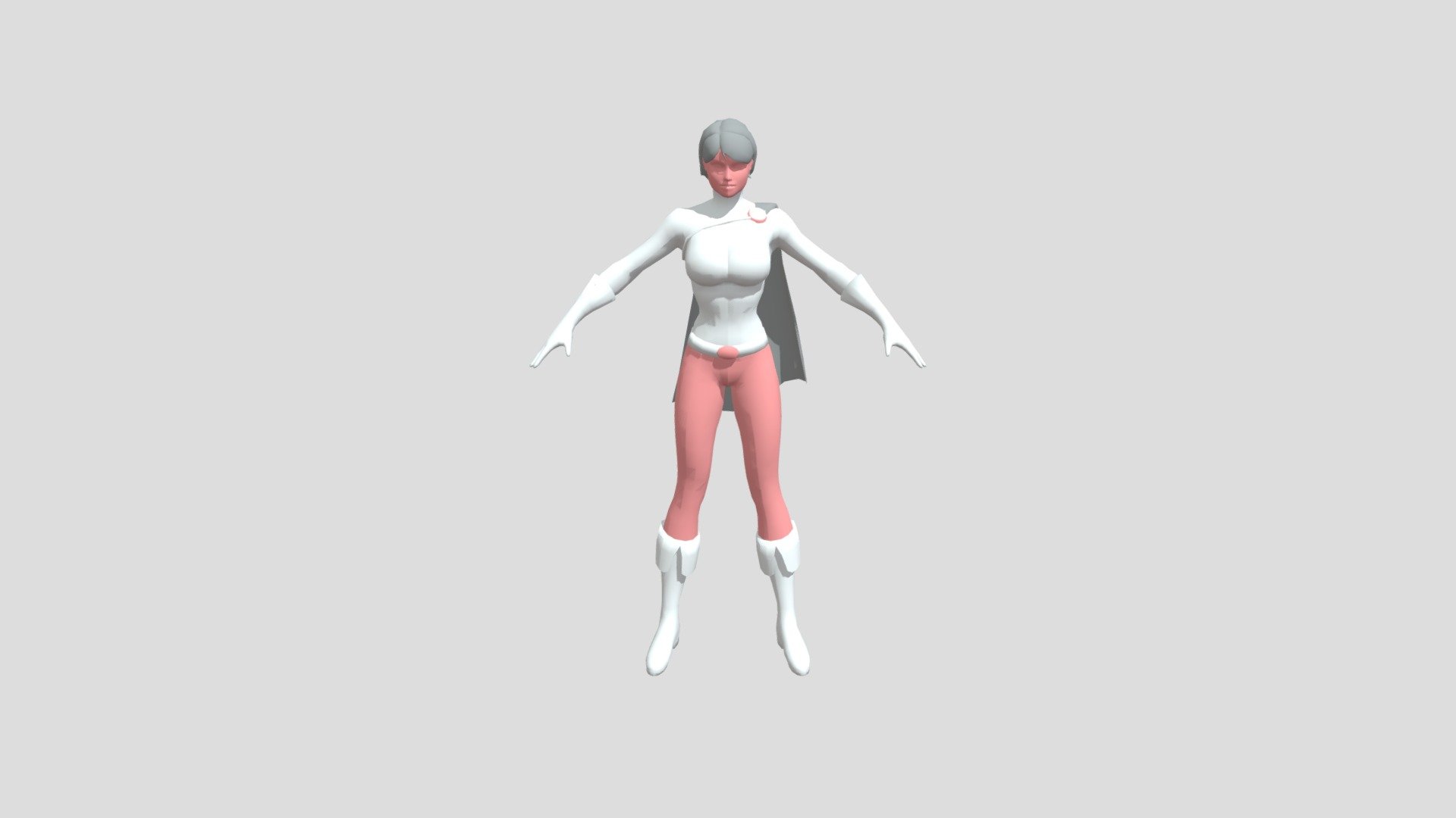 Power Girl_blue Lantern - Download Free 3D model by AngelGamar ...