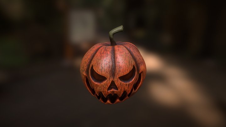 3D Model of a Halloween Pumpkin 3D Model