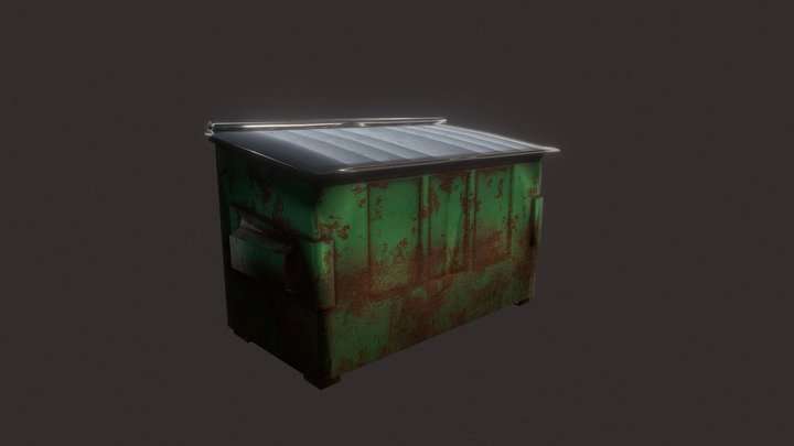 basurero / garbage container 3D Model