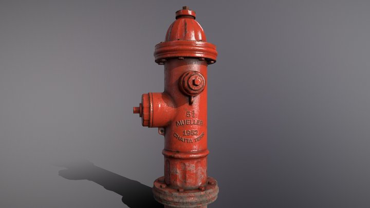 Hydrant Mueller Chattaten 3D Model