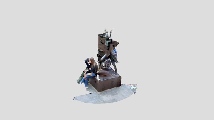 Plaça del Diamant 3D Model