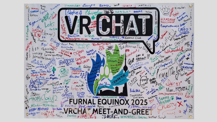 VRChat Banner (Furnal Equinox 2025) 3D Model