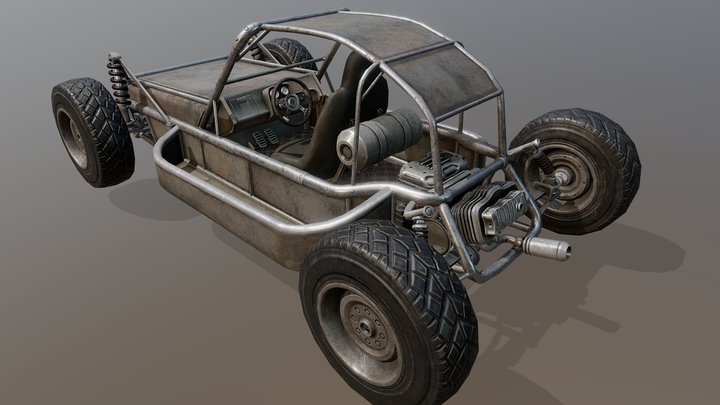 Buggy PBR 3D Model