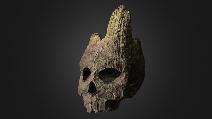Groot Skull 3D Model