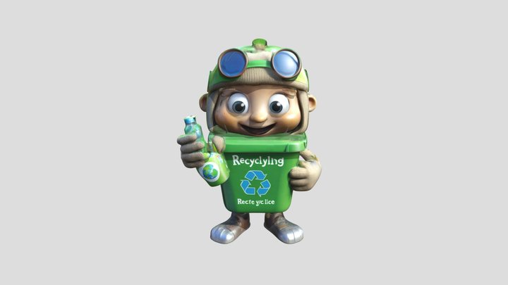 Figura reciclaje – Free 3D Model STL
