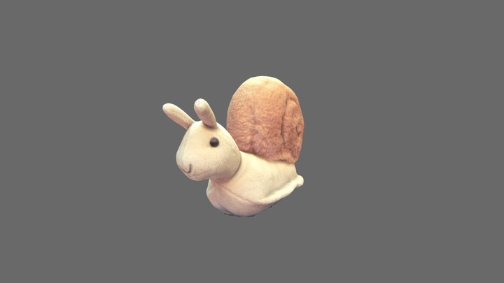 Snail Plush 3D Model