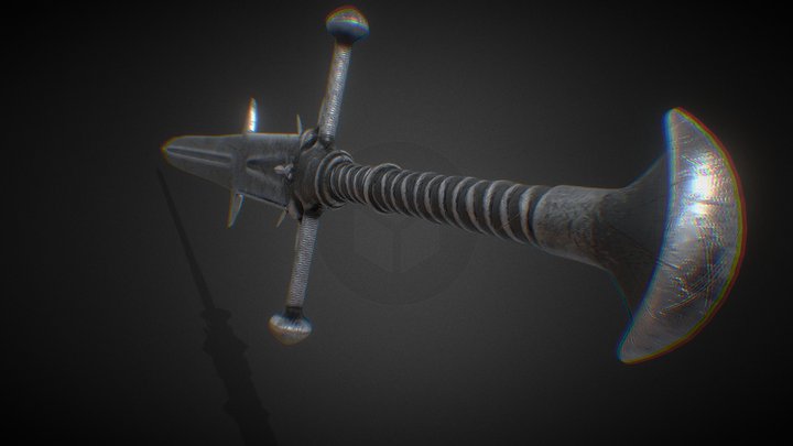 Sword of the Cursed Knight 3D Model