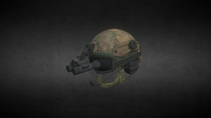 Tactical Helmet 3D Model