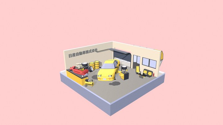Garage 3D Model