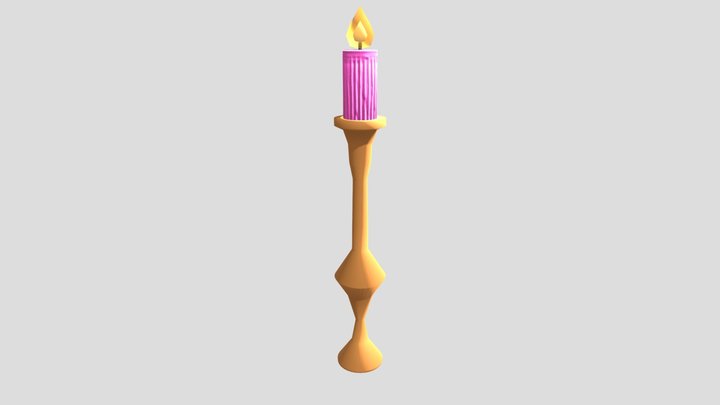Candle 3D Model