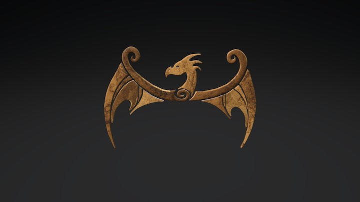 Dragon Emblem 3D Model