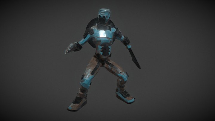 Player Animated 3D Model
