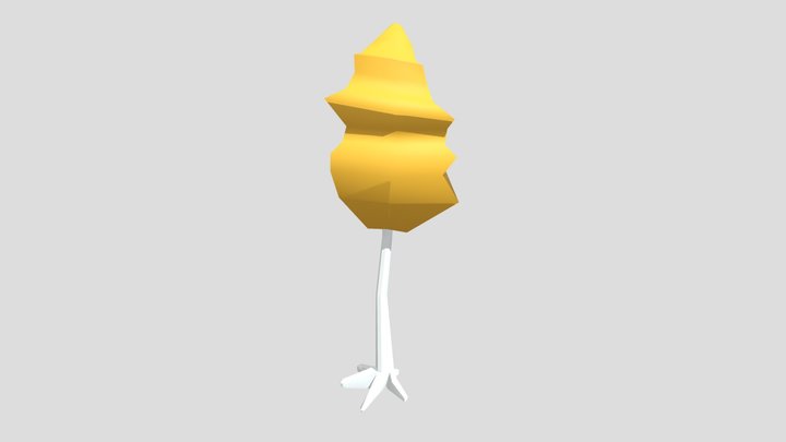 Tree Yellow 07 3D Model