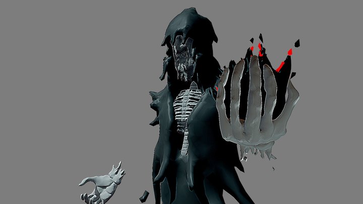 Wraith Inktober day22 Ghost 3D Model