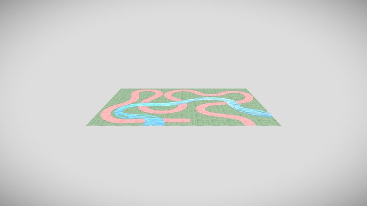 Summer map 3D Model