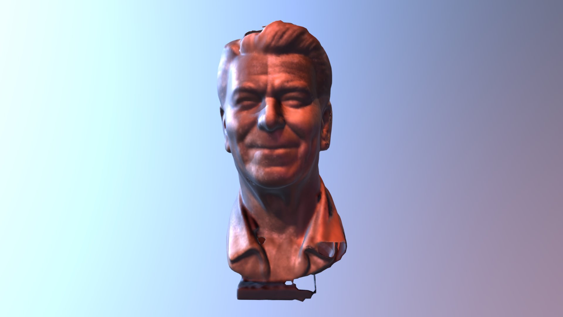 Ronald Reagan Head Bust 3