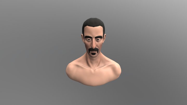 Frank Zappa 3D Model
