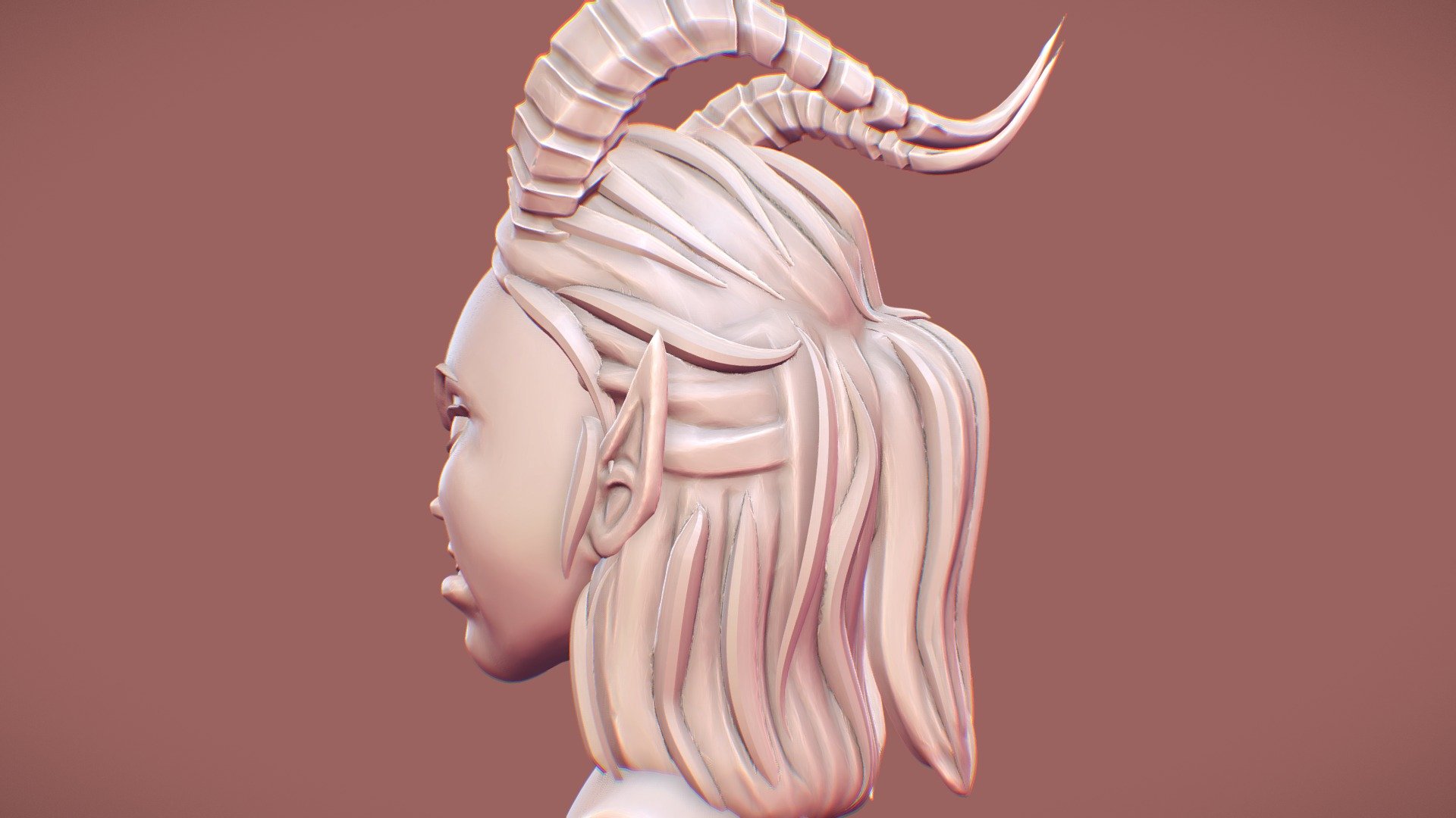 Sculpt january day #12 - Pan - 3D model by Noss [d8a8c88] - Sketchfab
