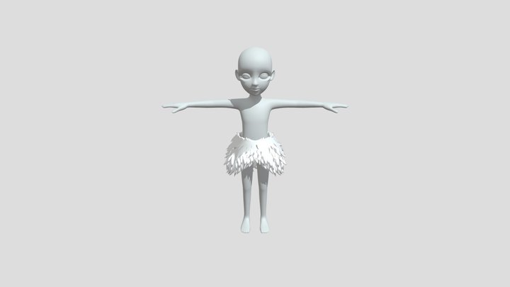 Zepeto Inosouke Accessories 3D Model