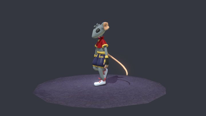 Jackie the mouse 3D Model