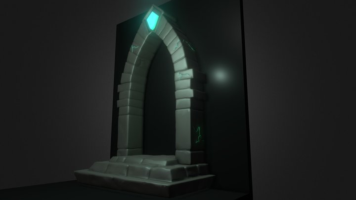 Arch (Ruin style) 3D Model