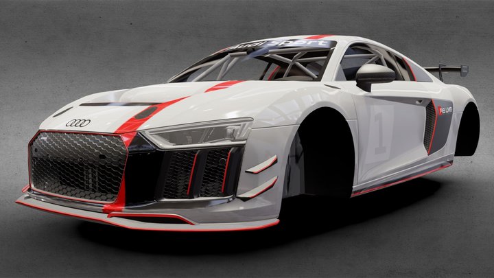 [Real Racing 3] 2019 Audi R8 LMS GT4 – Modello 3D gratuito STL