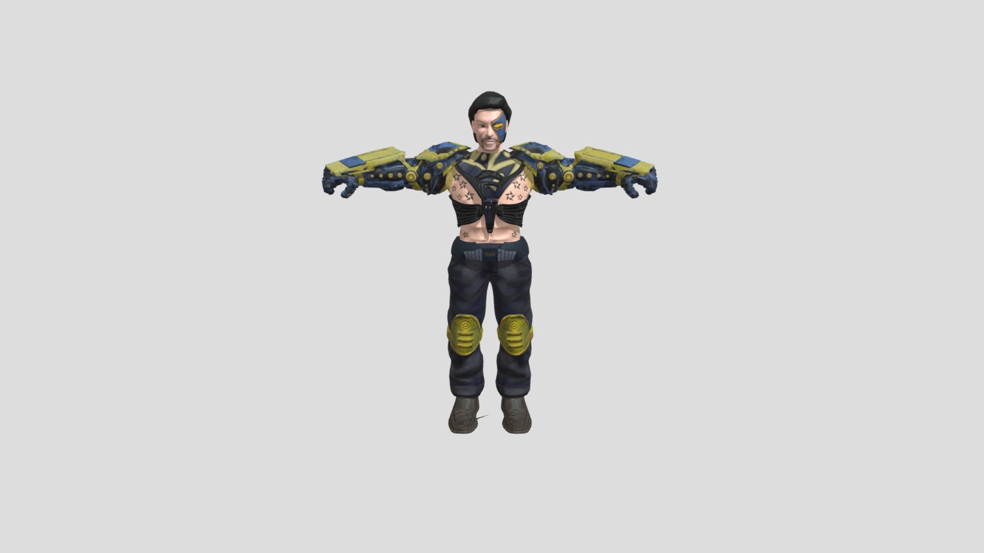 Stranger Cyber Punk Characters Variation 2 - 3D model by creative.avl ...