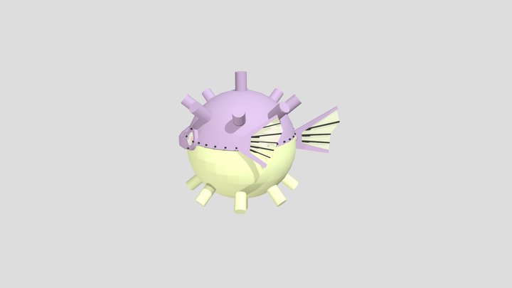 Robo Fugu Fish (link in the description) 3D Model