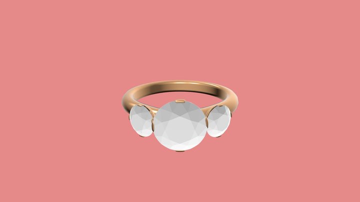 Diamond Ring, Jewelry 3D Model