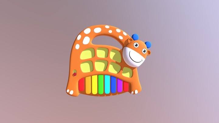 Piano Toy 3D Model