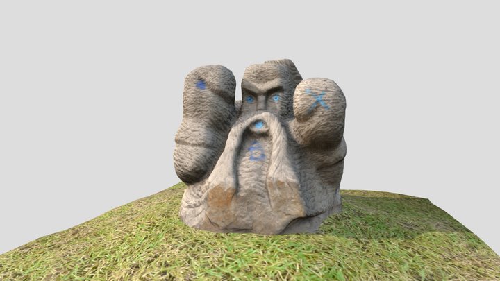 Small photoscanned statue 3D Model
