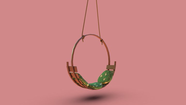 Garden Swing Chair 3D Model