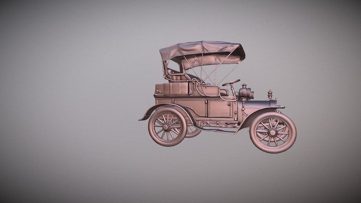 vintage car 3D Model