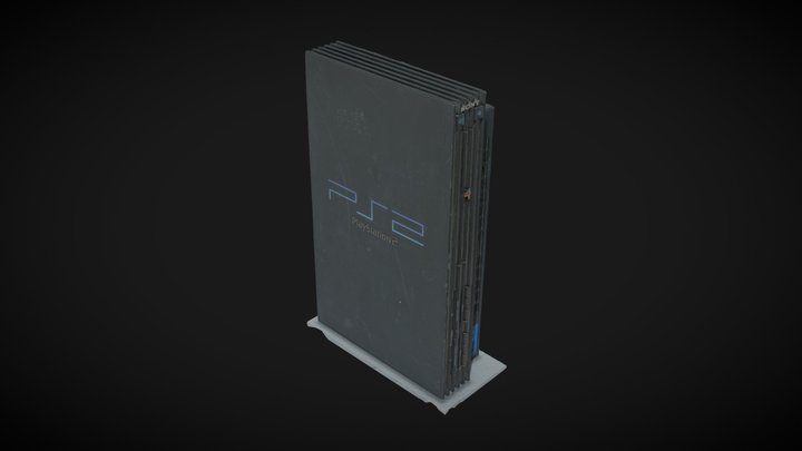 An old SONY PlayStation2 PS2 3D Model