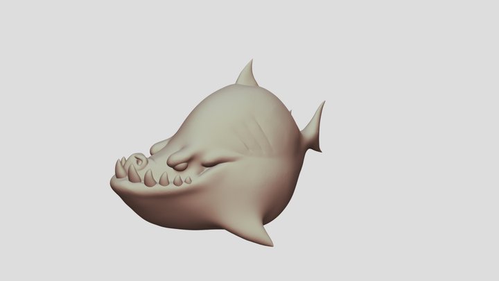 Shark Sculpt 3D Model