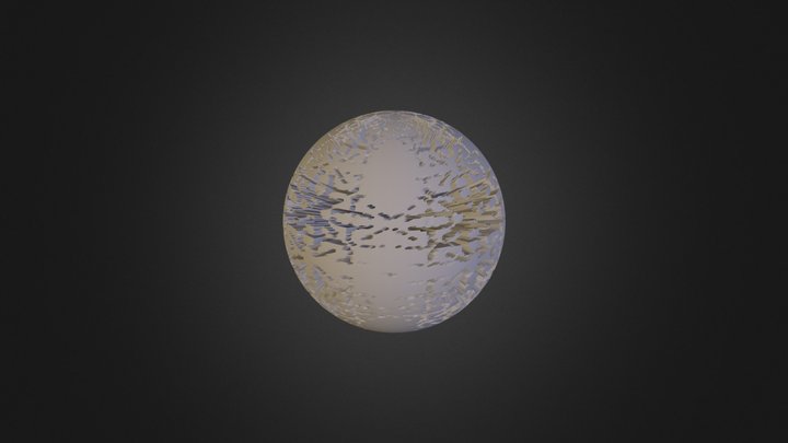 Cymatic Sphere 3D Model