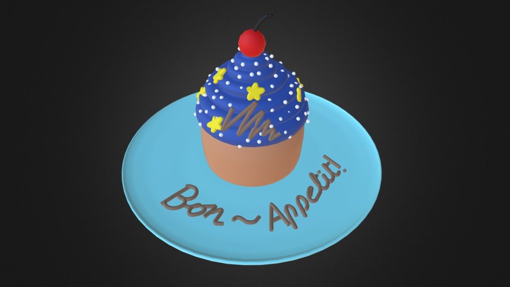 Galaxy Cupcake