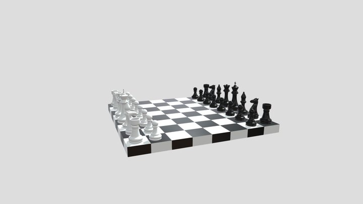 Chessboard 3D Model