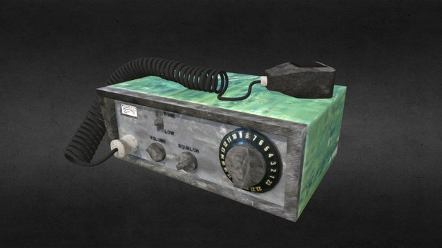 CB Radio 3D Model