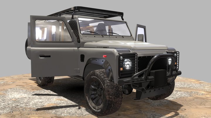 Defender 110 3D Model