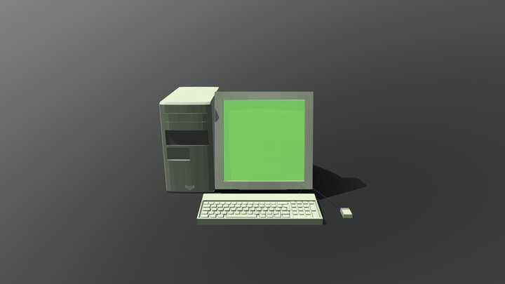 Old Computer 3D Model