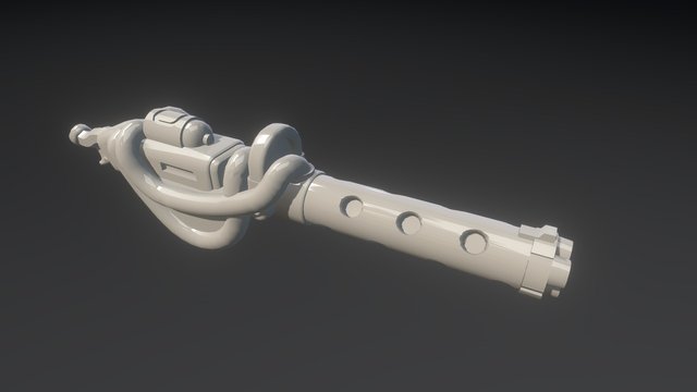 Smartgun for 15mm miniatures 3D Model