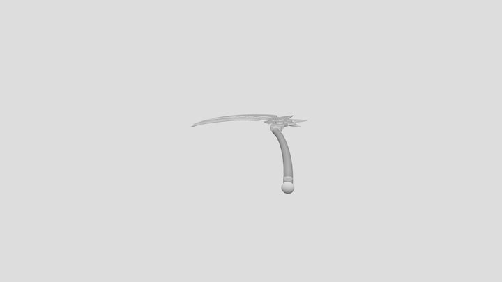 Weapon - Sythe 3D Model