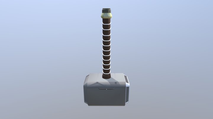 Mjolnir - Thor's Hammer 3D Model
