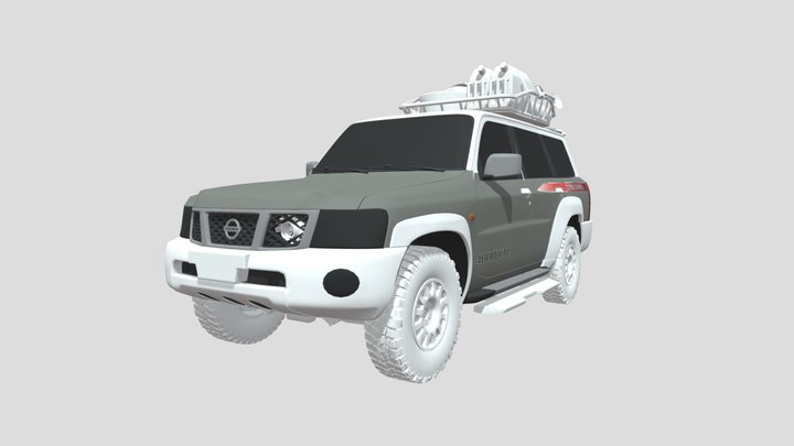 Nissan Patrol VTC SUPER SAFARI 2019 3D Model