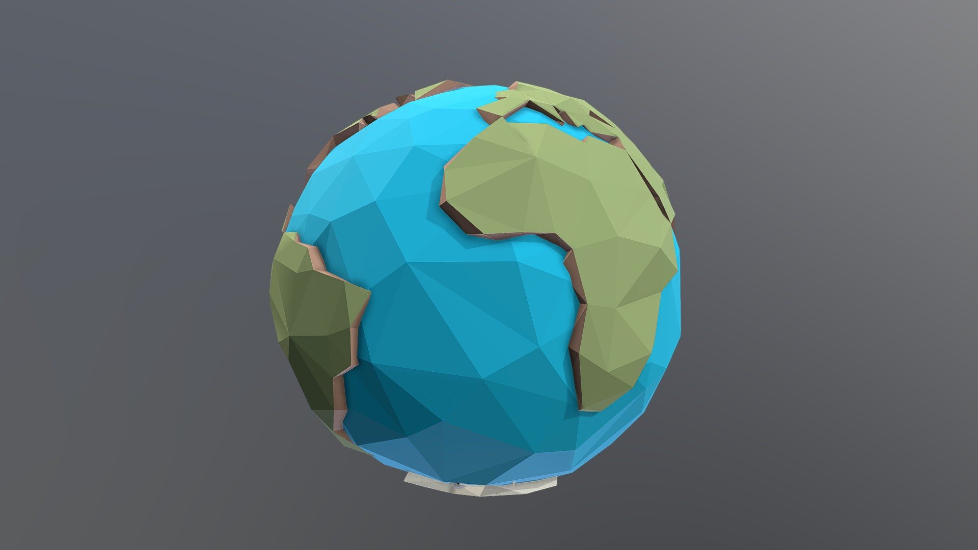 Earth Pastel Colors 3D model by pumaman101 [d8b30e0] Sketchfab